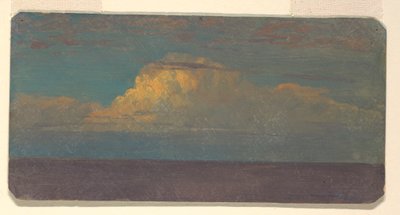 素描，云彩研究，1870-80 年 作者 弗雷德里克·埃德温·丘奇