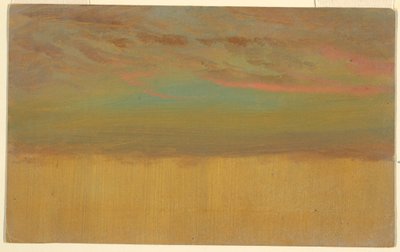 素描，云彩研究，1870-80 年 作者 弗雷德里克·埃德温·丘奇