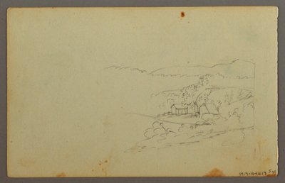 素描，云彩研究，可能创作于 1844 年 作者 弗雷德里克·埃德温·丘奇