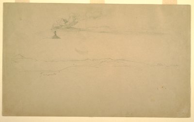 绘画，1857 年 6 月 24 日，厄瓜多尔瓜普洛的科托帕希山 作者 弗雷德里克·埃德温·丘奇