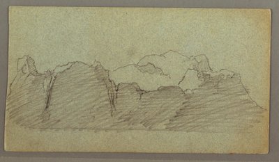 绘画，漂浮的冰山，可能创作于 1874 年 6 月 作者 弗雷德里克·埃德温·丘奇