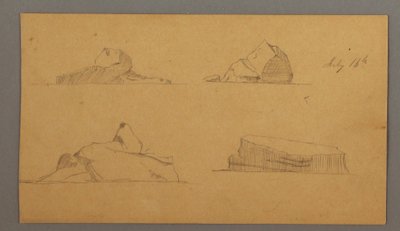 绘画，浮冰山，1859 年 7 月 16 日 作者 弗雷德里克·埃德温·丘奇