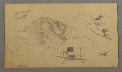绘图，冰川，1868 年 8 月 21 日 作者 弗雷德里克·埃德温·丘奇