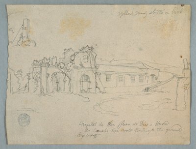 绘画，哥伦比亚本达圣胡安德迪奥斯医院，1853 年 作者 弗雷德里克·埃德温·丘奇