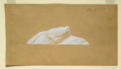 绘画，纽芬兰冰山，1859 年 6 月 21 日 作者 弗雷德里克·埃德温·丘奇