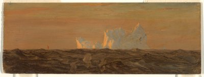 绘画，冰山，1859 年 6 月或 7 月 作者 弗雷德里克·埃德温·丘奇