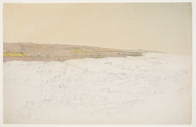 绘图，耶路撒冷，全景，1868 年 4 月（？ 作者 弗雷德里克·埃德温·丘奇