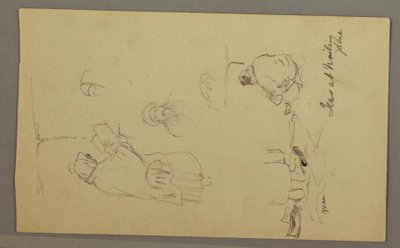 绘画，耶路撒冷哭墙的犹太人，1868 年 4 月 作者 弗雷德里克·埃德温·丘奇
