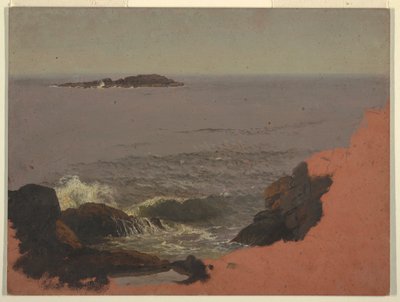 绘画，缅因州海岸，1845-1848 年 作者 弗雷德里克·埃德温·丘奇