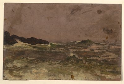 绘画，缅因州海岸，1845-50 年 作者 弗雷德里克·埃德温·丘奇