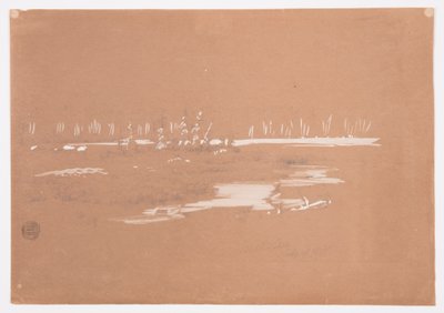 绘画，米利诺克附近的沼泽景观，1878 年 9 月 20 日 作者 弗雷德里克·埃德温·丘奇