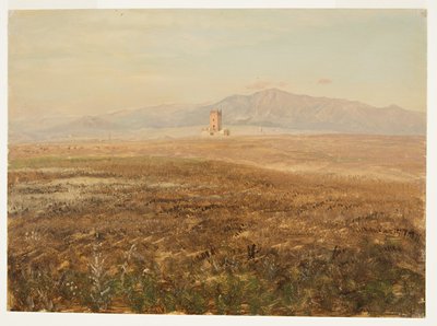素描，墨西哥风景，1869 年 4 月 作者 弗雷德里克·埃德温·丘奇