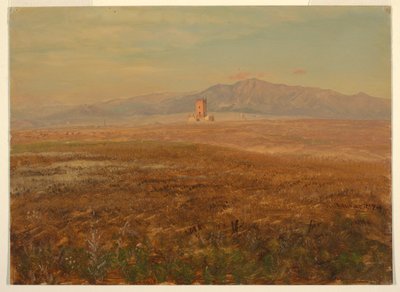 素描，墨西哥风景，1869 年 4 月 作者 弗雷德里克·埃德温·丘奇