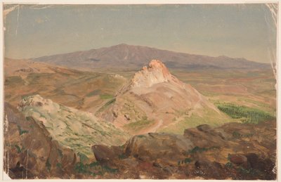 绘画，潘特利库斯山，1869 年 4 月 作者 弗雷德里克·埃德温·丘奇