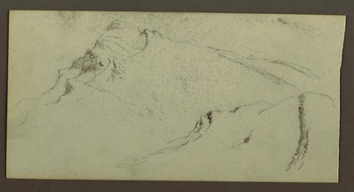 绘画，山峰，可能创作于 1868 年 作者 弗雷德里克·埃德温·丘奇