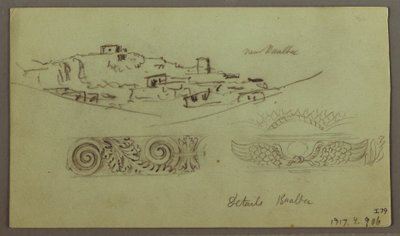素描，山边研究，1868 年 5 月 6 日 作者 弗雷德里克·埃德温·丘奇