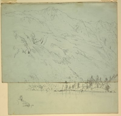 绘画，缅因州卡塔丁山，1870-1878 年 作者 弗雷德里克·埃德温·丘奇