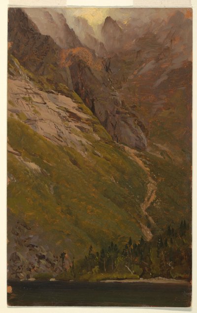 绘图，大盆地卡塔丁山，1878 年前 作者 弗雷德里克·埃德温·丘奇