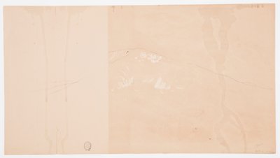 素描，从东南方向看卡塔丁山；背面：卡塔丁山，1876-78 年 作者 弗雷德里克·埃德温·丘奇