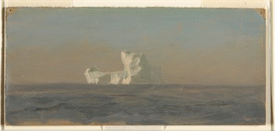 绘画，纽芬兰冰山外海，1859 年 6 月 作者 弗雷德里克·埃德温·丘奇