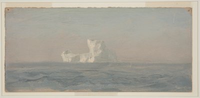 绘画，纽芬兰冰山外海，1859 年 6 月 作者 弗雷德里克·埃德温·丘奇