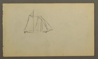 绘画，乘风破浪的帆船，可能创作于 1860 年 作者 弗雷德里克·埃德温·丘奇