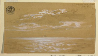 素描，海景，纽芬兰，1859 年 7 月 6 日 作者 弗雷德里克·埃德温·丘奇
