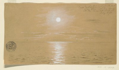 素描，海景，纽芬兰，1859 年 7 月 6 日，1859 年 作者 弗雷德里克·埃德温·丘奇