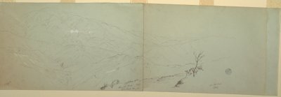 素描，速写，牙买加布卢克斯堡，1865 年 作者 弗雷德里克·埃德温·丘奇