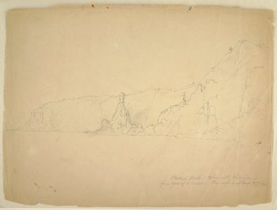 绘画，"雕像石"，1851 年 9 月 作者 弗雷德里克·埃德温·丘奇
