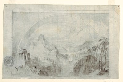 素描，《热带雨季》研究，1865-66 年 作者 弗雷德里克·埃德温·丘奇