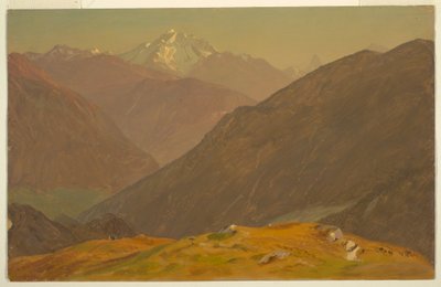绘画，戈尔，贝希特斯格登附近，1868 年 作者 弗雷德里克·埃德温·丘奇