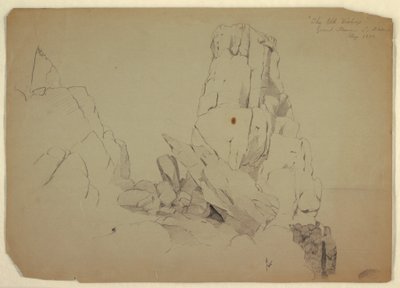 绘画，《老主教》，1851 年 9 月 作者 弗雷德里克·埃德温·丘奇