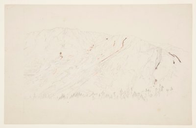 绘图，大盆地上部，卡塔丁山，1877 年 9 月 作者 弗雷德里克·埃德温·丘奇
