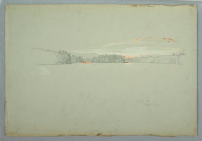 绘图，上汤格湖，1879 年 10 月 1 日 作者 弗雷德里克·埃德温·丘奇