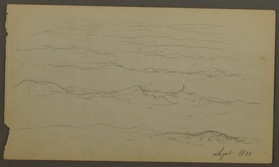 绘画，波浪，1860 年 作者 弗雷德里克·埃德温·丘奇