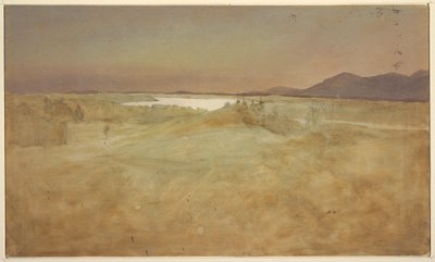 从哈拉逊山脉西南的奥拉纳（Olana）看 作者 Frederic Edwin Church
