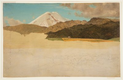 钦博拉索山和瓜兰达，厄瓜多尔 作者 弗雷德里克·埃德温·丘奇