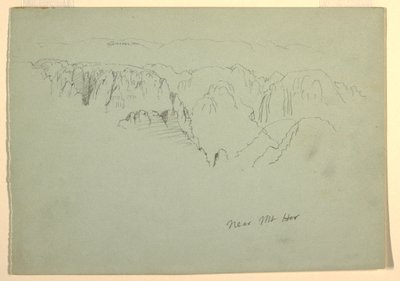 1868年2月23日，瓦迪·阿拉巴赫山 作者 弗雷德里克·埃德温·丘奇