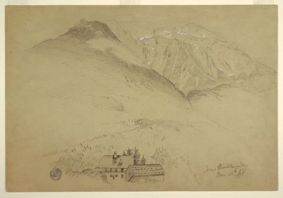 巴伐利亚贝希特斯加登附近的戈尔山和布雷特山 作者 弗雷德里克·埃德温·丘奇