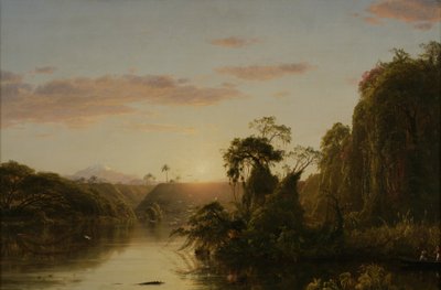 马格达莱纳的场景，1854年 作者 弗雷德里克·埃德温·丘奇