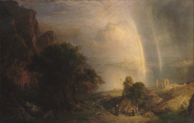 爱琴海》，约1877年（布面油画 作者 弗雷德里克·埃德温·丘奇