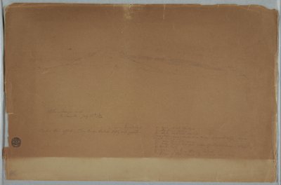 1857年7月13日在厄瓜多尔里奥班巴展示的钦博拉索 作者 Frederic Edwin Church