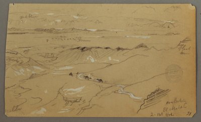 Wady el-Arabah全景 作者 弗雷德里克·埃德温·丘奇