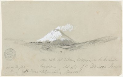 从厄瓜多尔圣安东尼奥庄园眺望科塔帕希火山 作者 弗雷德里克·埃德温·丘奇
