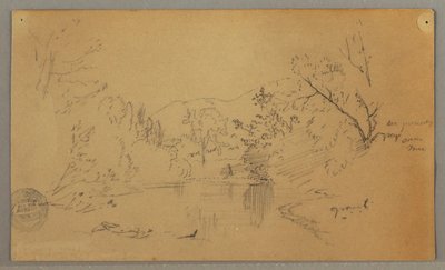 佛蒙特州林间谷地的蜿蜒河流 作者 弗雷德里克·埃德温·丘奇
