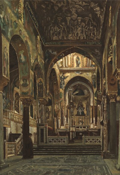 Cappella Palatina，巴勒莫 作者 弗雷德里克·莱顿