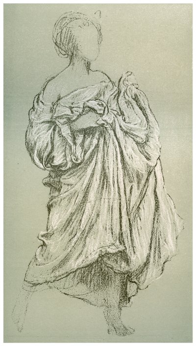 瑞香的研究，c1880-1882 作者 弗雷德里克·莱顿