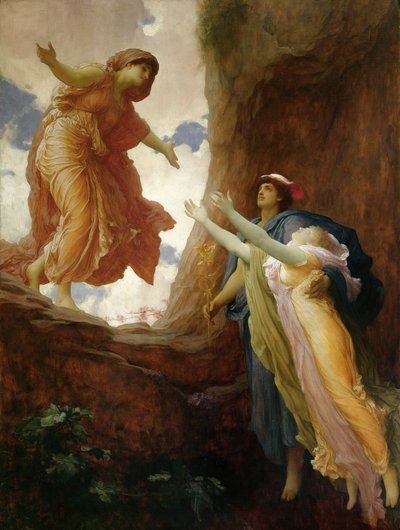 Persephone的归来，约1891年（布面油画） 作者 弗雷德里克·莱顿