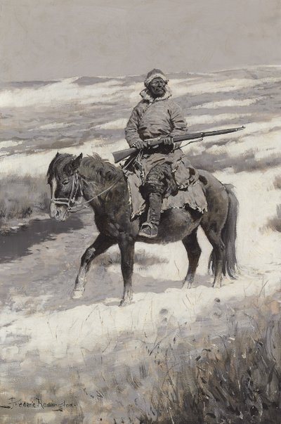 满洲土匪，摄于1904年 作者 弗雷德里克·雷明顿
